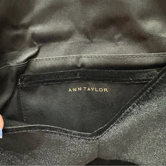 Ann Taylor Velvet Butterfly Envelope Clutch - Picture 3 of 3